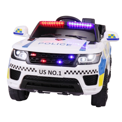 儿童越野警车--白色款
