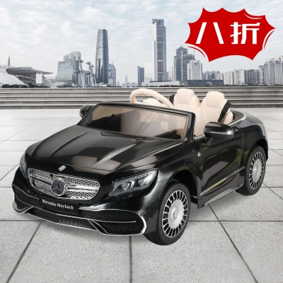 黑色儿童跑车--迈巴赫S650